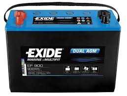 Exide dual AGM akku 100Ah