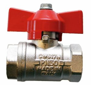 Kuulaventtiili 3/8" Orient  kromattu messinki