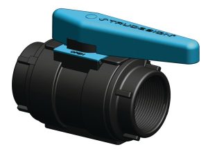 Kuulaventtiili 1 1/2" komposiitti Trudesign