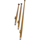 Lipputanko Teak 125cm,  ø 25mm