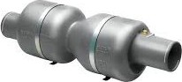 Äänenvaimennin MV090 Ø 90 mm, läpällä