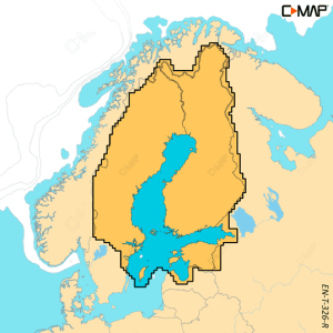 C-MAP REVEAL X  Suomen järvet -Baltic Sea SD kartt