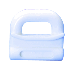 Purjeratsastaja 13mm/22mm  pyöreä  nylon valkoinen