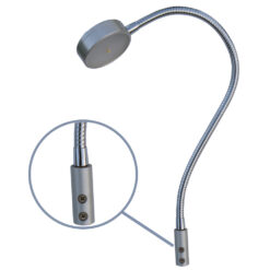 GLENAN Chart table lamp - Silver color - Vertical