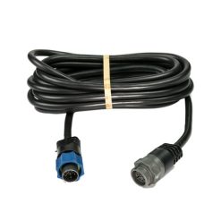 9 Pin black XDCR to 7 pin blue adapter.