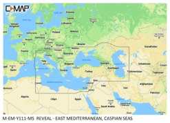 C-MAP REVEAL EM-Y1111 SD karttakortti