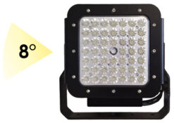 75W TERENEZ floodlight - 24VDC - 8° - 12000lm