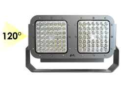 150W TERENEZ floodlight - 24VDC - 120° - 24000lm -